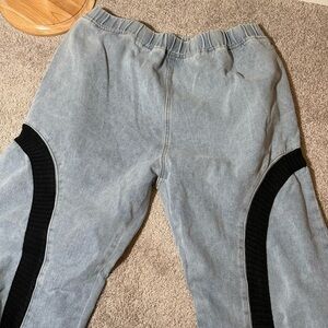 Akira plus size two toned jogger pants size 1X